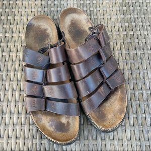 Vintage leather Naot sandals